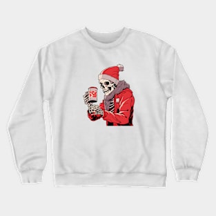 Christmas Celebration with a Skull Twist Crewneck Sweatshirt